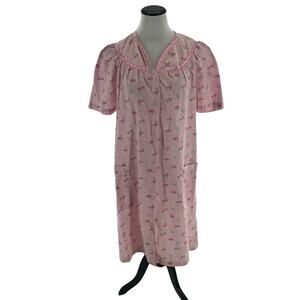 Morning Glory By Jasmine Rose Vintage House Dress Women's Size Small Petite Mumu